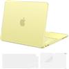 MOSISO Custodia Compatibile con MacBook Neo 13 pollici Cover A3404 2026 | Case & Copritastiera & Pellicola per MacBook Neo 13 pollici display Liquid Retina chip A18 Pro, Giallo Agrume