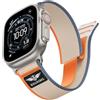 YuiYuKa Cinturino in nylon per Apple Watch Ultra/3/2 38mm 40mm 41mm 42mm 44mm 45mm 46mm 49mm Uomo,Cinturino Trail Loop per Apple Watch 11 iWatch 10 9 8 7 6 5 4 3 SE/2/3