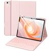Harvopu Custodia per iPad Air 13 e Pro 12.9 con tastiera - Multi-Touch Trackpad, 7 colori retroilluminato, copertura rimovibile per tastiera Folio per iPad Pro 12.9 (6a, 5a, 4a, 3a generazione), Air