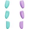 SAVAGE RAVEN by Skull & Co. Interchangeable Grip Set (Snap/Trigger/Plus, 3 Pairs) for FissionGrip, NeoGrip, GripCase, JoyGrip - for Nintendo Switch 2 with Protective Case - Light Purple+Light Green