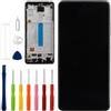 Vvsialeek Display LCD di ricambio compatibile con Samsung Galaxy A52 4G 5G LCD Touch Screen con cornice Toolkit