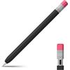 FINTIE Custodia in Silicone Compatibile con Apple Pencil (USB-C), Leggero Protettivo Cover Case Antiscivolo Pencil Holder, Supporta Attacca Magnetico (*Nero)