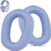 Wzsipod - Cuscinetti di ricambio in tessuto a rete per cuffie da gioco wireless Logitech G435 Lightspeed, tessuti traspiranti e materiali in schiuma (blu)