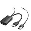 Cable Matters Adattatore unidirezionale da HDMI a DisplayPort per computer desktop e laptop (da HDMI 2.0 a DisplayPort 1.2) con risoluzione video 4K 60Hz - Non compatibile con PS5 o Xbox Series X/S