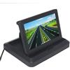 Meimeier Schermo pieghevole a 5 pollici del monitor del cruscotto LED dell'automobile per la macchina fotografica di parcheggio di vista posteriore