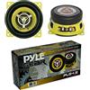 Pyle 2 ALTOPARLANTI COASSIALI A 2 VIE PLG4.2 PLG 4.2 gialli da 10 cm 4 da 70 watt rms 140 watt max per alloggiamenti standard portiere auto, a coppia