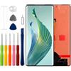 Duotipa Display AMOLED da 6,67, compatibile con display touchscreen LCD Honor Magic5 lite 5G/X9a, montaggio con kit di strumenti di riparazione, con impronte digitali