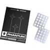 Phantum Cloud S1 - Pattini per mouse da gioco universali (punti) - Ice White - Scivolare ultra veloce e micro regolazioni fluidi (velocità) - Confezione da 40 (S1 (Speed) - Ice White)