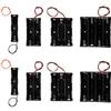 ALMOCN 18650 - Supporto per batteria, confezione da 8 pezzi, con cavo, 4 tipi di porta batterie AA con cavi, 1+2+3+4 slot per batteria
