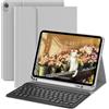 ZOPSGYU Custodia con tastiera per iPad 11 generazione A16/10 generazione (11/10.9 pollici 2025/2022), layout QWERTZ tastiera wireless rimovibile Bluetooth custodia per iPad di 10° generazione, grigio