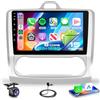 VECHTEL 8 CORE 6G+128G Autoradio Android 15 per Ford Focus Mk2 II 2 2004-2011, 9'' IPS Schermo Tactile Stereo Auto co Carplay Android Auto senza Fili DSP GPS Wi-Fi USB Bluetooth 5.0 FM RDS Retrocamera