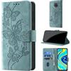 CaseGla Cover per Xiaomi Redmi Note 9S / Note 9 Pro/Note 9 Pro Max [Blocco RFID] Custodia Portafoglio Premium Pelle PU Wallet Case Flip Libro con Porta Carte Slot Supporto, Verde chiaro