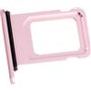 Generico Porta Scheda SIM di Ricambio per Apple iPhone 15 Plus (A3094), Rosa