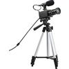 Generic Webcam USB 4K con messa a fuoco manuale ottica 10X Compensazione dell'esposizione automatica Microfono incorporato Treppiede Plug Play Compatibile Windows Linux Android per videoconferenze Live