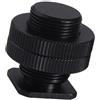 Mocoocouture Supporto MIC vite di conversione da 5/8 a 1/4 vite a doppio strato filettato adattatore di montaggio per fotocamera DSLR Flash treppiede