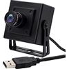 Svpro Full HD 1080P Low Light Camera USB Camera con alloggiamento in alluminio, IMX323 Sensor Mini USB Webcam 2MP H.264 USB Webcam con microfono digitale integrato per PC o progetto embedded