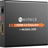 Neoteck 2.0 HDMI Ripetitore 60M Amplificatore 4K 2160P 3D Booster Adapter Mini Metallo per PC, DVD, Sky HD Box, PS3, PS4, Satellite Box e altri dispositivi