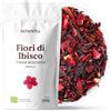 REPLANTEA Cuidamos tu Naturaleza KARKADE FIORI DI IBISCO Essiccato Bio 200g (+100 Tazze) | Ibisco Tisana Biologica REPLANTEA®