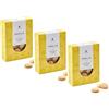 ANTICO CAFFE' NOVECENTO Pintaudi | Frolle Mandorle & Limone | Biscotti alle Mandorle di Sicilia | Frollini in Sacchetto al Limone - 3 x 160 Gr | 3 Astucci di Frolle Gusto Fresco e Mediterraneo
