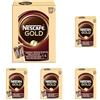 Nescafe NESCAFÉ Gold Caffè Solubile, 20 Bustine 34g (Confezione da 5)