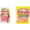 Fruittella Onde Frizz e Ciucci Frizz, Caramelle Gommose, Gusto Frizzante, con Succo di Frutta, Vegan, Senza Glutine, Confenzione da 2 Busta, Ideale per Feste e Compleanni Bambini e come Formato Scorta