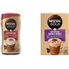 NESCAFÉ GOLD Cappuccino Solubile, Barattolo 250g & GOLD Cappuccino Double Choco Solubile, 8 Bustine da 18,5g (148g)