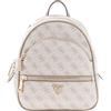 GUESS zaino per il tempo libero Manhattan II Backpack Dark Taupe Logo grigio talpa
