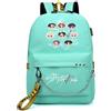 Roffatide Stray Kids Zaino per ragazze ragazzi KPOP Merch SKZ Schoolbag Zaino Casual per STAY Verde A