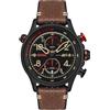 AVI-8 Hawker hunter, duke chronograph, tangmere orologio Uomo Analogico Al quarzo con cinturino in Pelle di vitello AV-4080-04