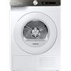 Samsung Asciugatrice Ai Control, DV80T5220TT/S3, 8 Kg, Pompa di Calore, Wifi, Sensore Optimal Dry, Filtro 2 in 1, Carica Frontale, 60l x 85h x 60p cm