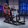 Dardoo Cockpit Da Corsa In Alluminio Con Sedile Rosso Per Logitech G29 G920 G923