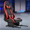 Dardoo Racing Simulator Cockpit Frame Con Bulloni E Sedile Rosso Regolabile