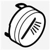 hansgrohe ShowerSelect simbolo per pulsante, 92573450, ShowerSelect bianco [Rubinetteria Bagno > Accessori di Montaggio per Rubinetteria Bagno]