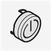 hansgrohe ShowerSelect simbolo per pulsante, 92579610, ShowerSelect nero [Rubinetteria Bagno > Accessori di Montaggio per Rubinetteria Bagno]