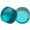 Ysyqkn 2 Pezzi Punta di Ricambio per Stecca da Biliardo/Snooker, Punta di Ricambio in Acrilico per Salto, Accessori Professionali Ad Alta Durezza per Biliard, Blu