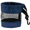 GOXQIT Borsa porta palline da golf con coulisse, borsa in rete di nylon, leggera, for attrezzature e attrezzi Per Accessori(Dark Blue Small)