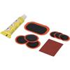Fischer Set di Toppe per Bicicletta, Kit di Riparazione per Tubi, Facile da Usare, Ideale per Viaggiare, 9 Pezzi, Colore: Bianco