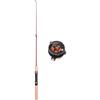 POXZSFX Canna da pesca ultraleggera e mulinello, canna da pesca compatta sul ghiaccio per appassionati con funzione telescopica, da per carpe, viaggi, fiume, gamberetti, Tipo C