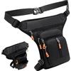 Generic Borsa da coscia per moto, con cinturino da gamba, regolabile, organizer sportivo per ciclismo, pesca, viaggi, campeggio, chiavi del telefono cellulare