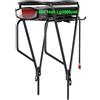 hxrfoak Batteria per bici elettrica con fanale posteriore - Batteria per bici elettrica con portapacchi per kit di motor da 36 V, 36 V max power 250w 25km/h
