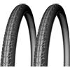 MADICKS 2 Copertoni Bici 700x35C (37-622) Pneumatici per Bicicletta Stradale in Gomma Nera - per Trekking, City Bike, Olanda, Graziella e Passeggio 28 x 1 5/8 x 1 3/8 Set da 2 Pezzi