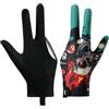 THXFUNAREA Guanto da Biliardo Professionale per mancini con Design Teschio, Antiscivolo, Traspirante ed Elastico per Controllo Perfetto, per Biliardo, Snooker e Stecca a 3 Fori