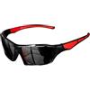 Generic Occhiali sportivi da ciclismo | Occhiali da sole leggeri da uomo | Occhiali da sole polarizzati | Occhiali sportivi | Comodi occhiali alla moda per sport all'aria aperta per guida, pesca, corsa