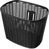 Lljsszr Cestino Anteriore per Bicicletta Rimovibile, Accessorio in Stile retrò, Effetto Rattan, Adatto alla Maggior Parte delle Biciclette per Adulti, Cestino, Grigio
