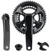 WZUTBCCS Guarnitura Cava Integrata 170 Mm 50-34 Denti Doppia Corona for Bici da Strada E Pieghevoli,Componenti(53-39T with BB)