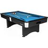 Buckshot Tavolo da Biliardo BuckShot Manhattan 7ft - 213 x 121cm - Carambola - Pool Americano - Snooker - Tavoli da biliardo 7 Piedi - Completo di Tutti Gli Accessori