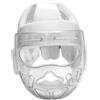 KTUXZCI Casco da boxe, copricapo da karate, comodo, traspirante, con apertura laterale, per una vestibilità sicura durante i programmi di allenamento. Casco da boxe con apertura, Bianco, L