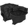 FewNvWa Set di 2 Guanti Da Sollevamento Pesi con Palmo, Traspiranti E Antiscivolo, per Allenamento di, Rosso, Xl