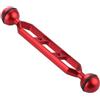 Homyl Braccio di Prolunga Sommergibile, Connettore, Vassoio per Fotocamera Subacquea, in Metallo Resistente, Braccio di Prolunga per Attrezzature, Rosso