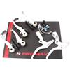 KHEbikes Set freni a V con leva del freno KHE PROMAX bianco